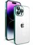 Apple iPhone 13 Pro Max Kılıf Kamera Korumalı Renkli Çerçeveli Garaj Kapak Koyu Yeşil Telefon Kılıfı 1