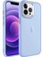 Apple iPhone 13 Pro Max Kılıf Buzlu Sert Pc May Kapak Lila Telefon Kılıfı 1