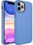 Apple iPhone 12 Pro Max Kılıf Metal Çerçeve ve Buton Tasarımlı Silikon Luna Kapak Lavendery Gray Telefon Kılıfı 1