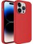 Apple iPhone 11 Pro Max Kılıf Magsafe Wireless Şarj Özellikli Pastel Renk Silikon Plas Kapak Kırmızı Telefon Kılıfı 1