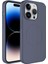 Apple iPhone 13 Pro Kılıf Magsafe Wireless Şarj Özellikli Pastel Renk Silikon Plas Kapak Lavendery Gray Telefon Kılıfı 1