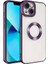 Apple iPhone 14 Kılıf Kamera Korumalı Logo Gösteren Omega Kapak Derin Mor Telefon Kılıfı 1