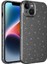 Apple iPhone 13 Kılıf Kamera Korumalı Simli Lüks Koton Kapak Gri Telefon Kılıfı 1