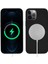 Apple iPhone 13 Pro Max Kılıf Silksafe Kablosuz Şarj Destekli Magsafe Kapak Siyah Telefon Kılıfı 1