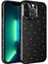 Apple iPhone 12 Pro Max Kılıf Kamera Korumalı Simli Lüks Koton Kapak Siyah Telefon Kılıfı 1