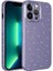 Apple iPhone 13 Pro Max Kılıf Kamera Korumalı Simli Lüks Koton Kapak Mor Telefon Kılıfı 1