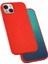 Apple iPhone 13 Mini Kılıf Silk Silikon Kırmızı Telefon Kılıfı 1