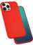 Apple iPhone 13 Pro Max Kılıf Silk Silikon Kırmızı Telefon Kılıfı 1