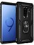 Samsung Galaxy S9 Plus Kılıf Vega Yüzük Standlı Military Armor Ring Zırh Kapak Siyah Telefon Kılıfı 1