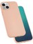 Apple iPhone 13 Kılıf Silk Silikon Pembe Telefon Kılıfı 1
