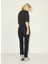 Yüksek Bel Mom Fit Siyah Kadın Pantolon 12203849 2