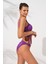 Iconic Tek Omuz Bağlamalı Bikini Takım Mor 231227 3
