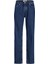 Yüksek Bel Mom Fit Lacivert Kadın Pantolon 12203720 3