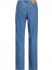 Yüksek Bel Mom Fit Mavi Kadın Pantolon 12203730 5