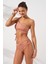 Iconic Tek Omuz Bağlamalı Bikini Takım Bronz 231227 1