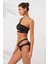 Iconic Tek Omuz Bağlamalı Bikini Takım Siyah 231227 3