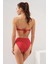 Clarke Balenli Kaplı Straplez Bikini Takım Kırmızı 231231 2