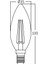 BA36-00410-BRAYTRON 4W 2700K Sarı Işık E14 Mum LED Rustik Ampul 5 Li Paket 4