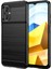 Xiaomi Poco M5 Brushed Carbon Fiber Silikon Kılıf - Siyah AL3332 1