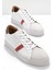 Beyaz Yeşil Leather Erkek Sneaker E01585200703 1