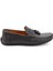 Siyah Leather Erkek Loafer Ayakkabı E01733800303 2