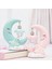 Dekoratif Ay Dede ve Minik Unicorn Temalı Masa Lambası ve Biblo 5