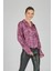 Oversize Leopar Desenli Uzun Kol Minimalist Kadın Bluz - Günlük & Parti 4