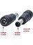 5 Adet 5AD Sony Adaptör Jack Çevirici Standart Uç Sony Çevirici 6.4mm 4.0mm Jack Çevirici Fiş Dönüştürücü ( 5.5mm 2.5mm Ucu 6.4mm 4.0mm Çevirir ) 4