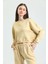 Üçgen Detaylı Crop Sweatshirt 1
