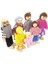 1:12 Dollhouse Minyatür 7 Parça Ahşap Dolls Modelleri Giysiler Bebek Yaşamı (Yurt Dışından) 5