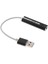 Mikro Deli Siyah Olan Harici 7.1ch USB 2.0 Stereo Ses Kartı Ses Adaptörü (Yurt Dışından) 1
