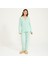 Kadın Gömlek Pantolon Pijama Takımı 3