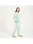 Kadın Gömlek Pantolon Pijama Takımı 4