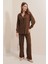 5858 Örme Ikili Takım - Kahverengi 3