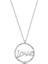 Love Yazılı Zirkon Taşlı Gümüş Kolye -Z3485 1