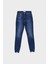 Cross Jeans Judy Koyu Mavi Yüksek Bel Skinny Fit  Paçası Yıpratmalı Jean Pantolon C 4521-174 1