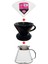 V60 No: 2 Porselen Dripper Siyah + Cam Kahve Servis Potu 600 mm + Hario V60 No: 2 Filtre Kağıdı 100'LÜ Paket 1