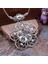Kadınlar Vintage Geometrik Yaratıcı Hollow Çiçek Moda Takı Kolye (Yurt Dışından) 5