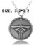 Bize Son Sarkık Ateşböceği Logosu Mektup Dogtag Vintage Retro Antik Mücevherat Kolye (Yurt Dışından) 5