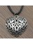 1 Adet Deri Zincir Gerdanlık Yaka Vintage Oyma Kalp 15X15MM Kolye (Yurt Dışından) 1