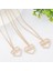 Best Friends Bff Ler Altın Gümüş Rosegold Kaplama Kalp 3 Arkadaşlık Için Kolye (Yurt Dışından) 3