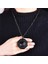 Doğal Obsidyen Yin Yang Dedikodu Tai Chi Muska Çin Erkek Kadın Takı Kolye (Yurt Dışından) 3
