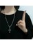 Avrupa ve Amerikan Moda Sokak Kara Goth Rüzgar Hollow Haç Kolye (Yurt Dışından) 1