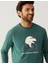 Saf Pamuklu Yılbaşı Temalı Sweatshirt 2
