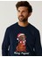 Saf Pamuklu Yılbaşı Temalı Sweatshirt 3