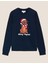 Saf Pamuklu Yılbaşı Temalı Sweatshirt 5