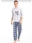 Erkek Baskılı Pijama Takımı Uzun Kollu Erkek Pijama Takımı Uzun Kollu Pijama Takımı Erkek Pijaması TBUKPJM001 1