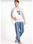 Erkek Baskılı Pijama Takımı Kısa Kollu 1