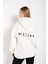 Destıny Ekru Tasarım Baskılı Sweatshirt 1