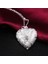 Kadın Hollow Kalp Şeklinde Fotoğraf Koyabilirsiniz Kolye (Yurt Dışından) 2